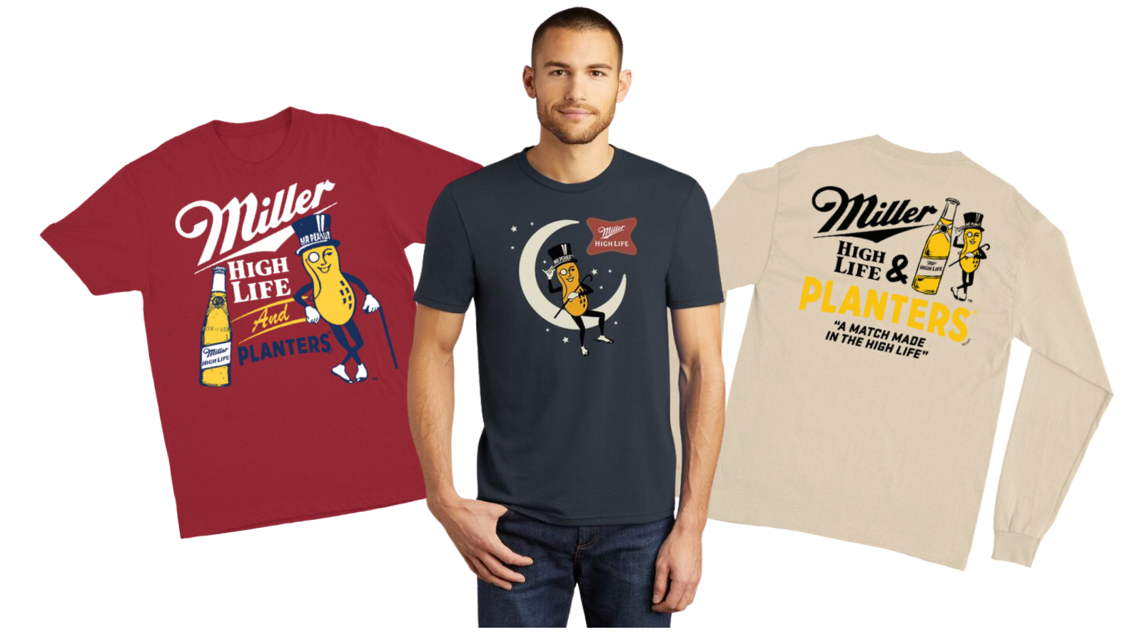 Miller High Life, PLANTERS® brand unveil new merch line and partnership